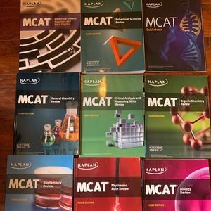 Complete MCAT Kaplan review set third ed